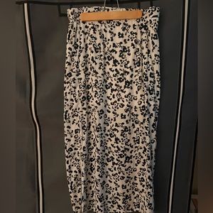 Saltwater Luxe Medium long skirt with elastic waist and side slit